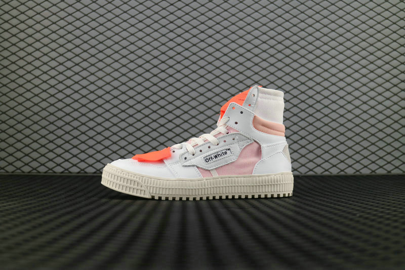 OFF WHITE CO VIRGIL ABLOH 18SS Low 3.0 High Pink White Official Shoe Shox SB Shoe For Sale